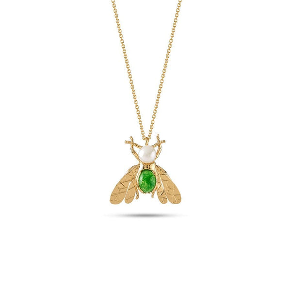 Bruno da Rocha Moth Jade NECKLACE MOD Jewellery