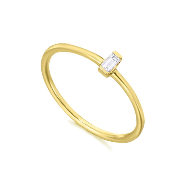 Goldstock Baguette Diamond Ring MOD Jewellery