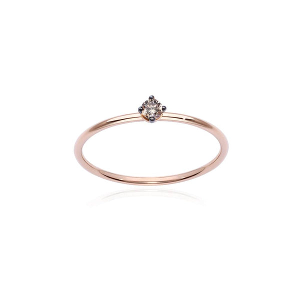 Burato M BROWN SOLITAIRE RING MOD Jewellery
