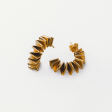 Alice Neiva Half Fold Earrings Gold Plated MOD Jewellery