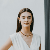 Alice Neiva Half Fold Earrings Gold Plated MOD Jewellery