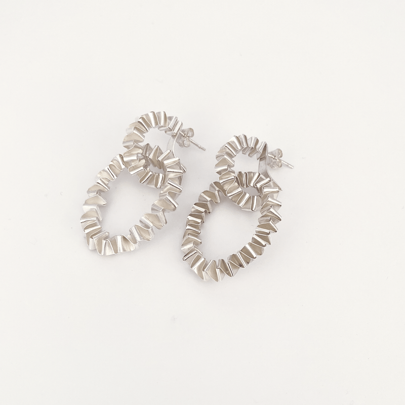 Alice Neiva Two Fold Earrings MOD Jewellery