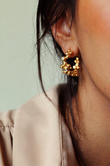 Ana Sales Rubus Large Hoop Earrings - Gold MOD Jewellery