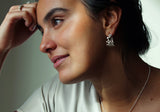 Ana Sales Rubus Large Hoop Earrings - Silver MOD Jewellery