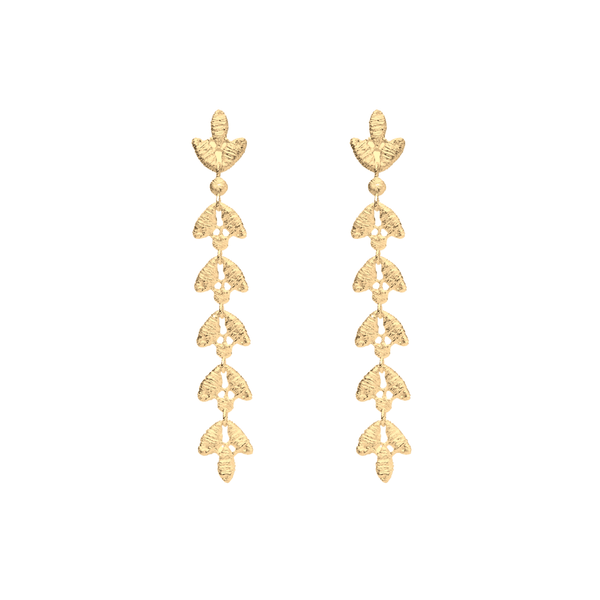 Brigitte Adolph Emilia Earrings Gold Plated MOD Jewellery