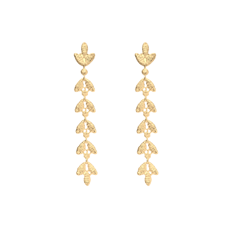 Brigitte Adolph Emilia Earrings Gold Plated MOD Jewellery