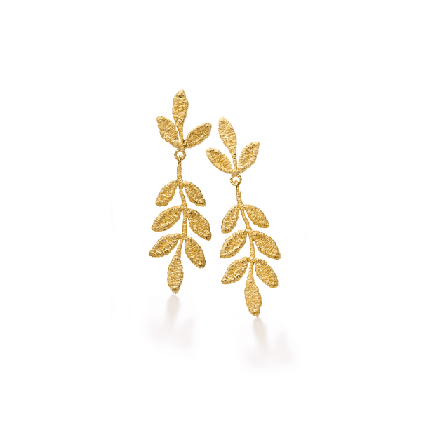 Brigitte Adolph Helena Earrings Gold Plated MOD Jewellery