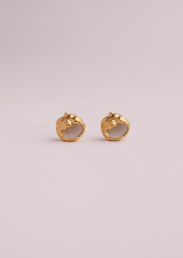Bruno da Rocha cotton earrings gold plated MOD Jewellery