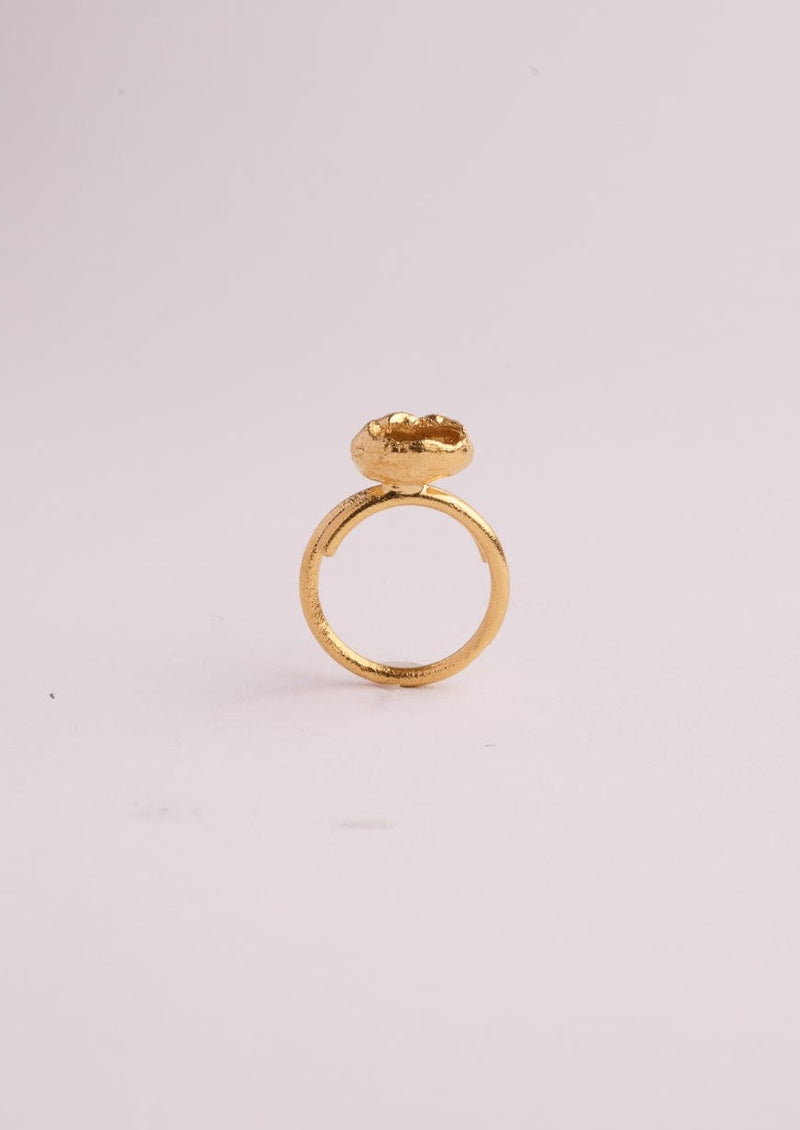 Bruno da Rocha cotton Ring gold plated MOD Jewellery