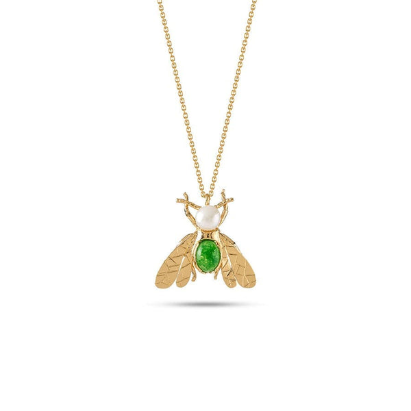 Bruno da Rocha Moth Jade NECKLACE MOD Jewellery