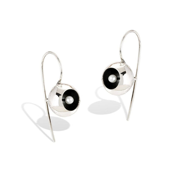 Bruno da Rocha Pearl silver earrings MOD Jewellery