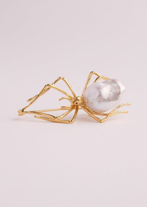 Bruno da Rocha spider brooch Biwa pearl MOD Jewellery