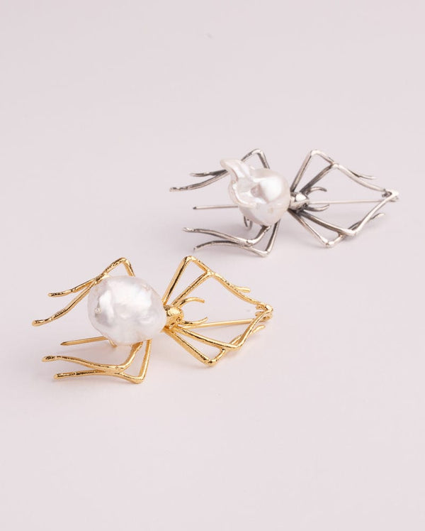 Bruno da Rocha spider brooch Biwa pearl MOD Jewellery