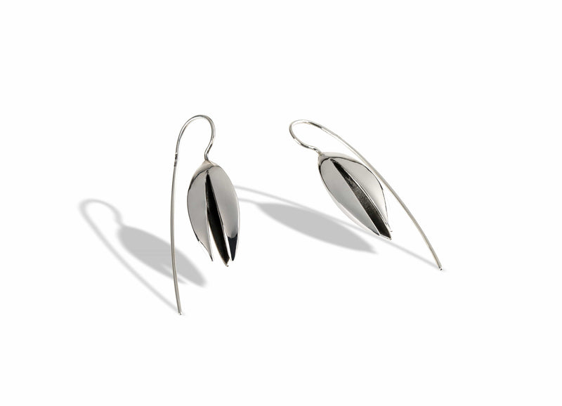 Bruno da Rocha Tulip silver earrings MOD Jewellery