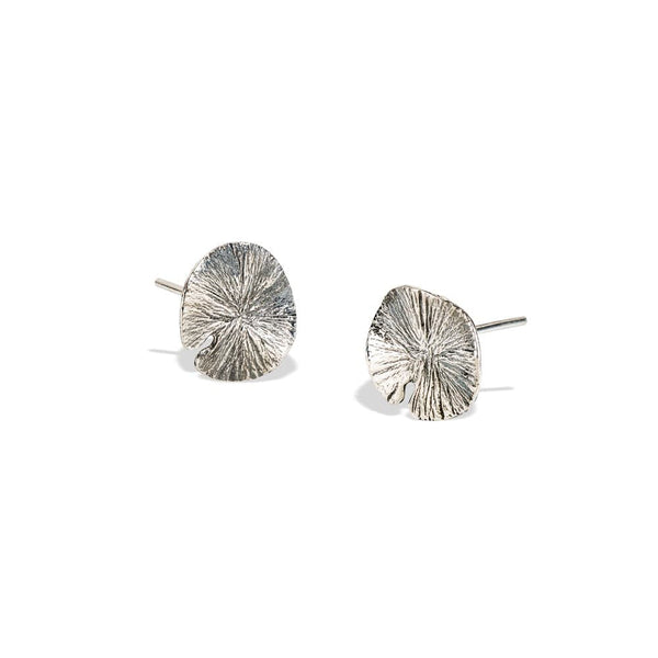 Bruno da Rocha waterlily silver earrings MOD Jewellery