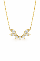 Goldstock Arc Cluster Diamond Necklace MOD Jewellery