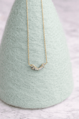 Goldstock Arc Cluster Diamond Necklace MOD Jewellery