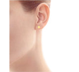 Goldstock Circle gold earring (individual) MOD Jewellery