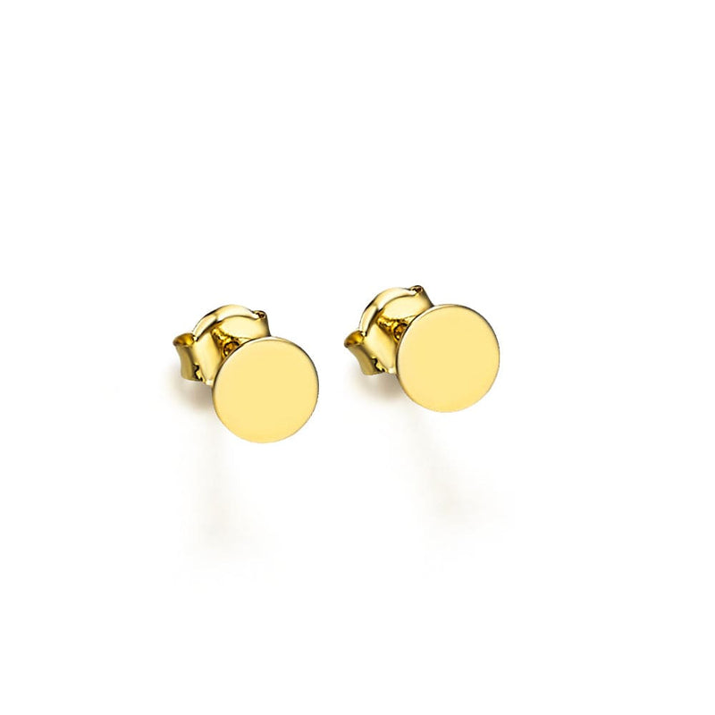 Goldstock Circle gold earring (individual) MOD Jewellery