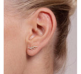 Goldstock Diamond sticks earrings - individual MOD Jewellery
