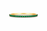 Goldstock Emerald Ruby Line Gold Ring MOD Jewellery