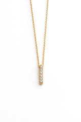Goldstock Line Diamond Necklace MOD Jewellery