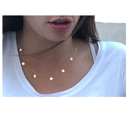Goldstock Plates Gold Necklace MOD Jewellery