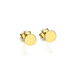 Goldstock Square gold earring (individual) MOD Jewellery