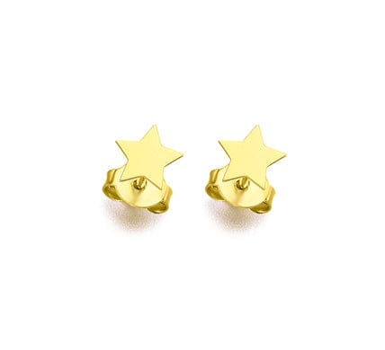 Goldstock star gold earring (individual) MOD Jewellery