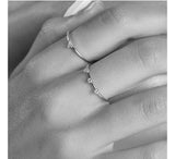 Goldstock Trilogy Black Diamonds Ring MOD Jewellery