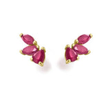 Goldstock Wild Earcuff Gold Ruby MOD Jewellery
