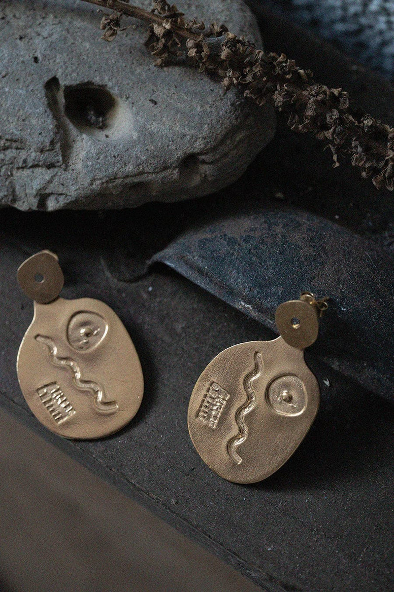 Inês Telles Águatinta Gravura Earrings MOD Jewellery