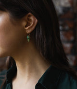 Kate Wood Grape Emerald Earrings MOD Jewellery