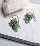 Kate Wood Grape Emerald Earrings MOD Jewellery