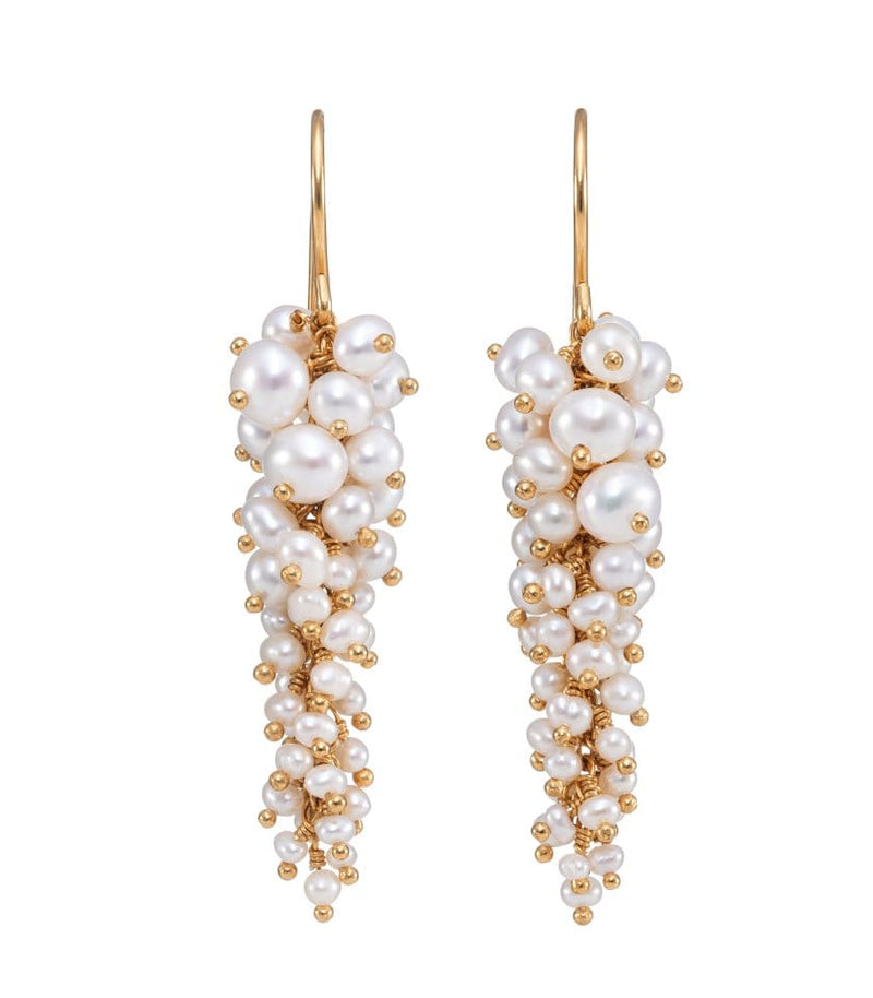 Kate Wood Wisteria Pearl Earrings MOD Jewellery