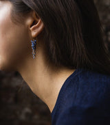 Kate Wood Wisteria Sapphire Earrings MOD Jewellery