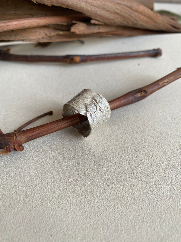 Little Nothing Eucalyptus Bark Ring MOD Jewellery