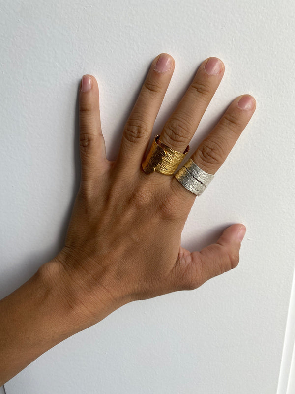Little Nothing Eucalyptus Bark Ring MOD Jewellery
