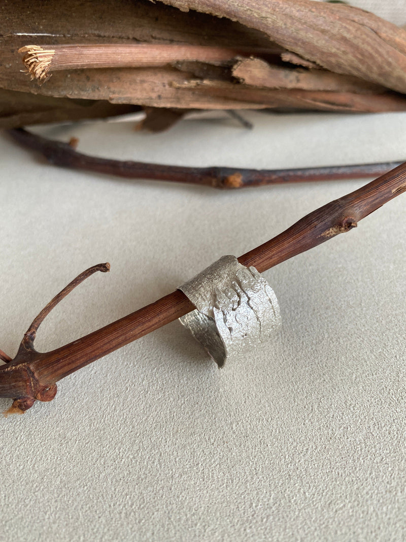 Little Nothing Eucalyptus Bark Ring MOD Jewellery