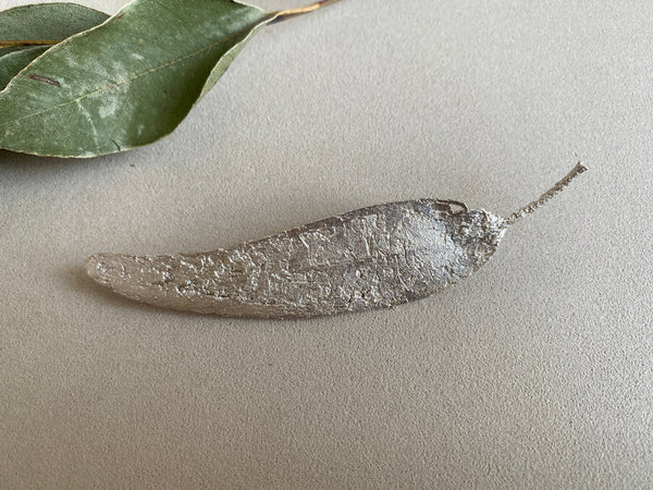 Little Nothing Eucalyptus Brooch MOD Jewellery