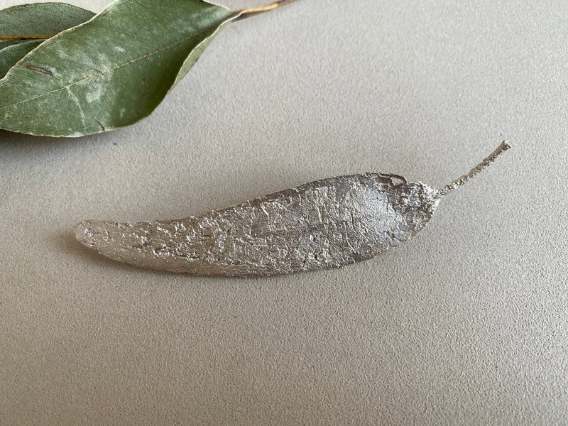 Little Nothing Eucalyptus Brooch MOD Jewellery