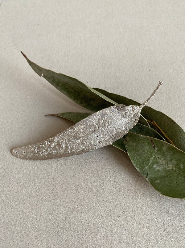 Little Nothing Eucalyptus Brooch MOD Jewellery