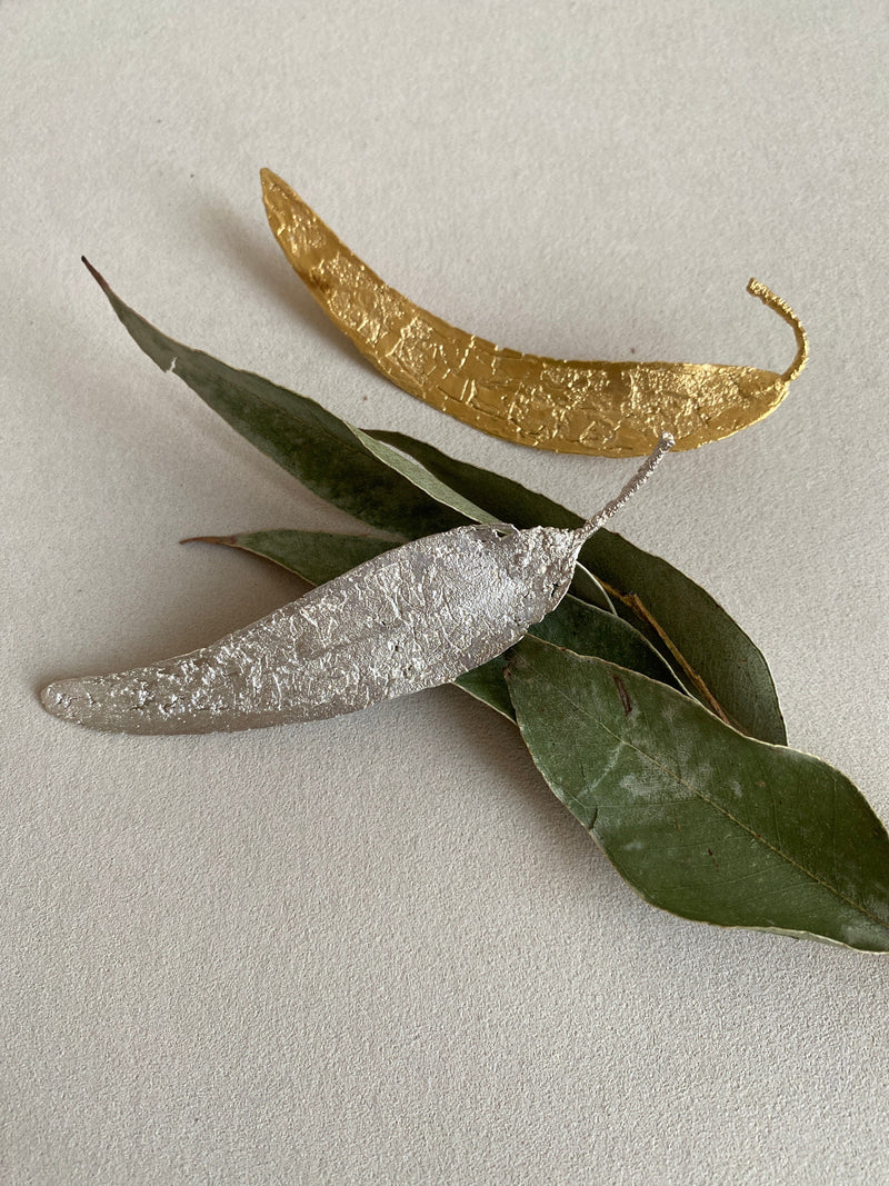 Little Nothing Eucalyptus Brooch MOD Jewellery