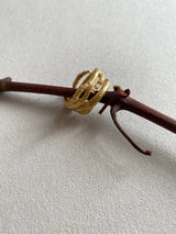 Little Nothing Magnolia Gold Plated Ring MOD Jewellery