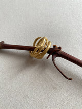 Little Nothing Magnolia Gold Plated Ring MOD Jewellery