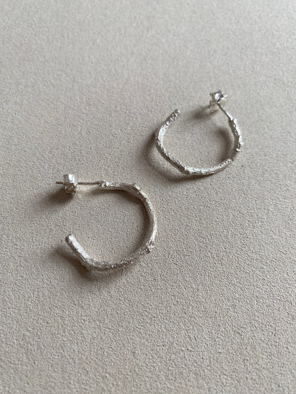 Little Nothing Magnolia hoop earrings MOD Jewellery