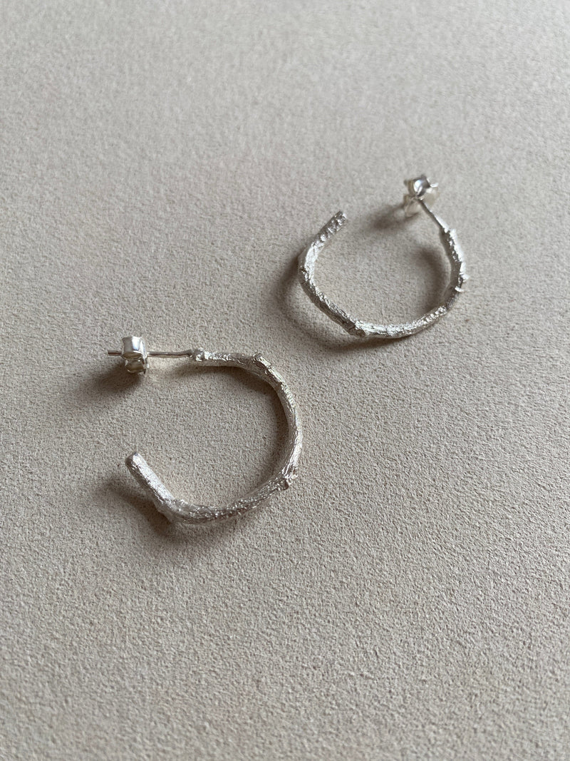 Little Nothing Magnolia hoop earrings MOD Jewellery