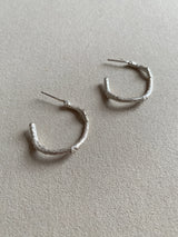 Little Nothing Magnolia hoop earrings MOD Jewellery