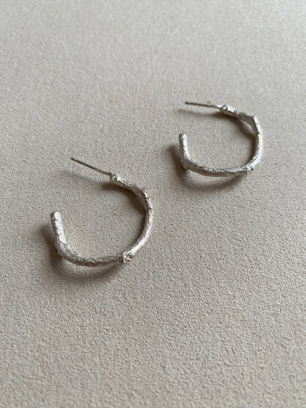 Little Nothing Magnolia hoop earrings MOD Jewellery