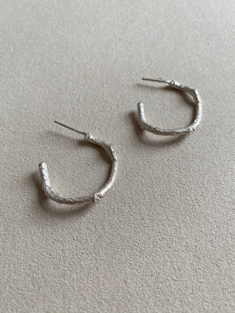 Little Nothing Magnolia hoop earrings MOD Jewellery